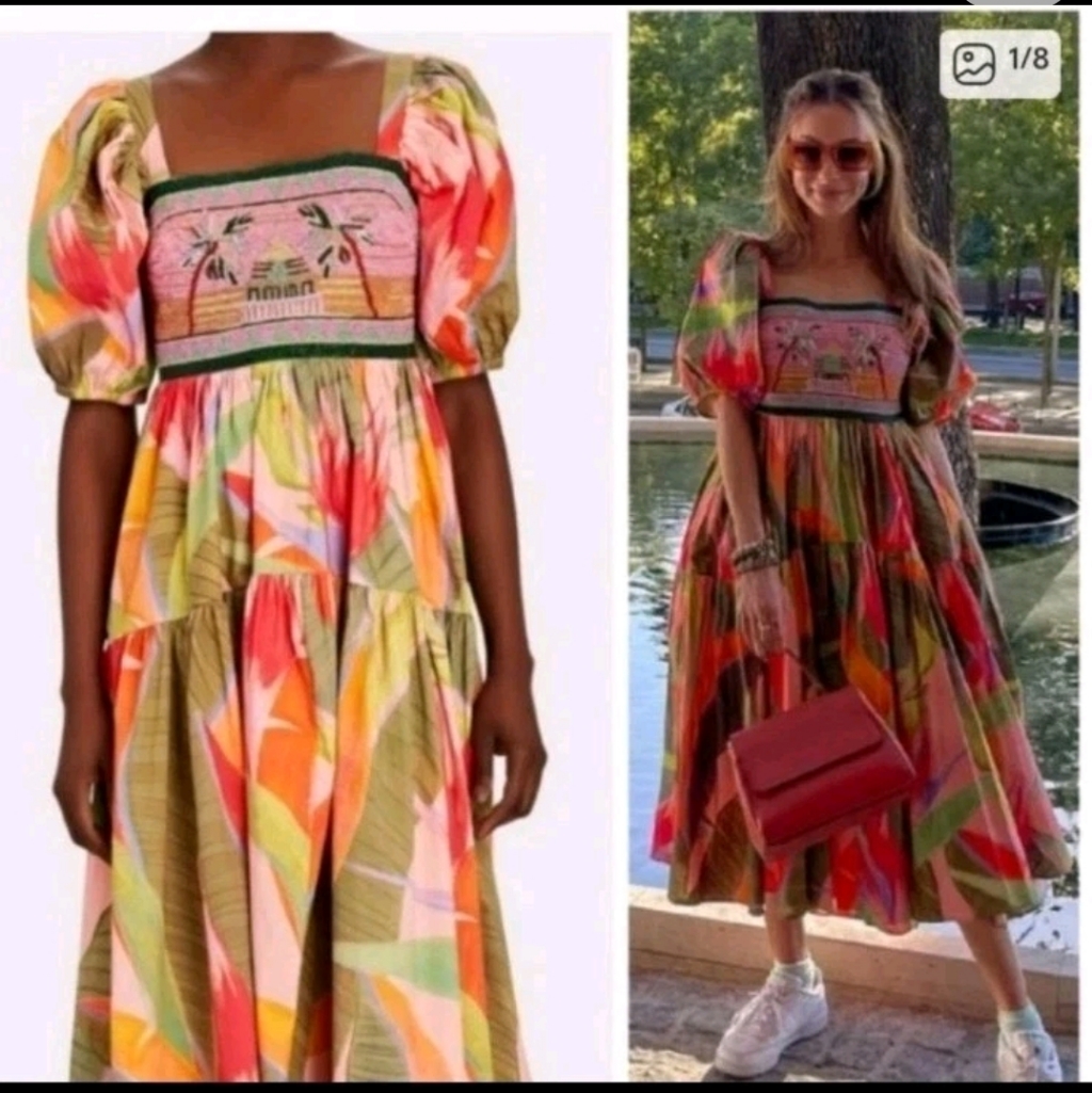 Farm Rio Beaded Mididress